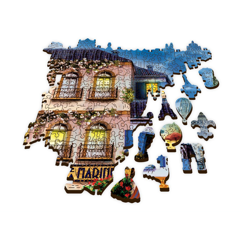 Puzzle Wood Craft - French Alley - 1000 Pièces