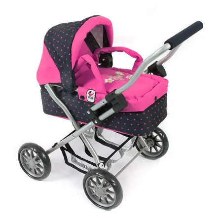 Bayer Chic Mini-Kuschelwagen SMARTY, Dots Navy Pink