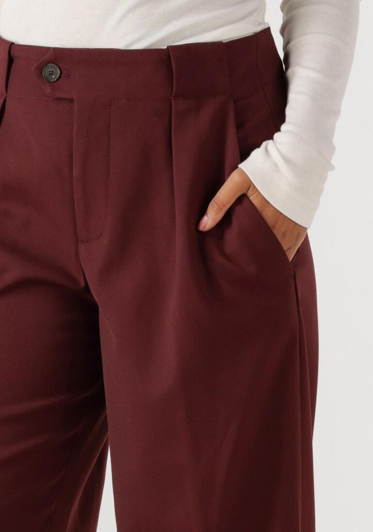 bordeaux closed wijde broek mawson pant
