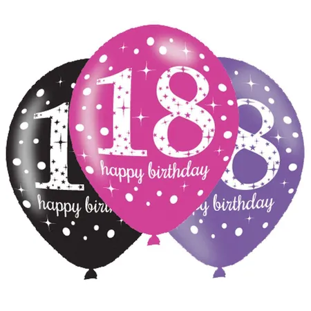 amscan 6 Ballons 18 Celebration