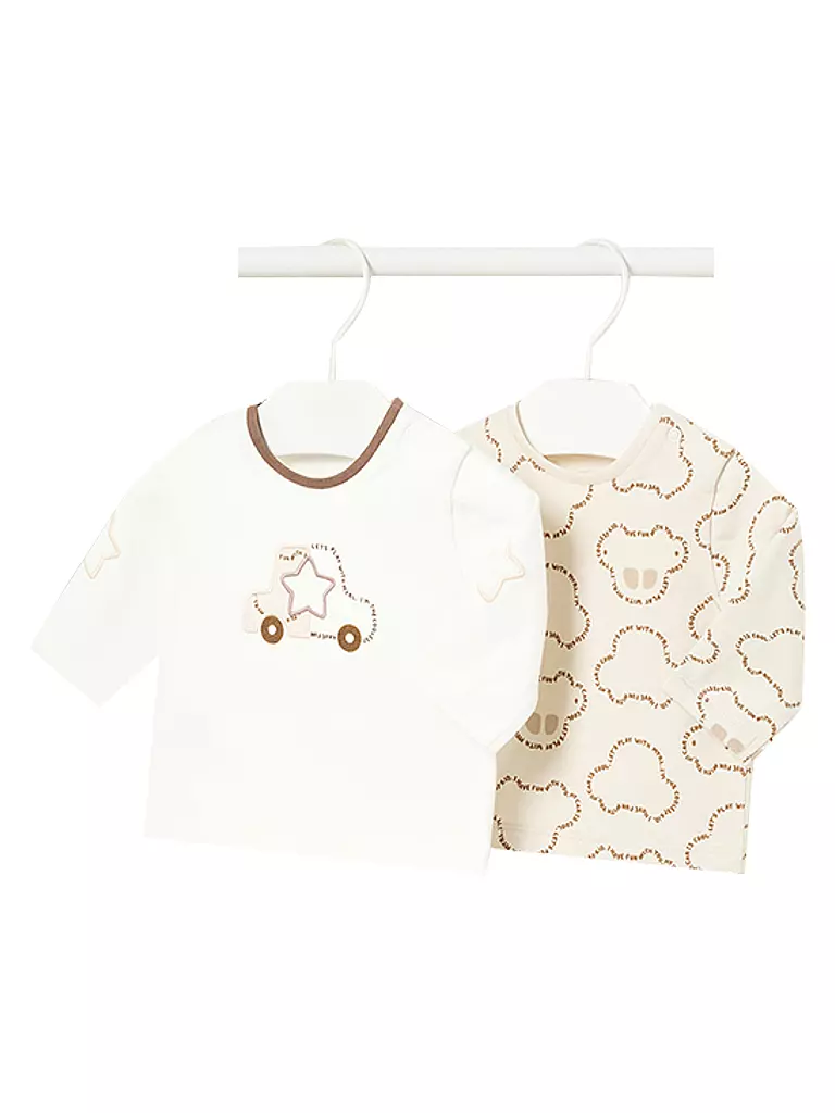 MAYORAL Baby Langarmshirt 2er Set   beige