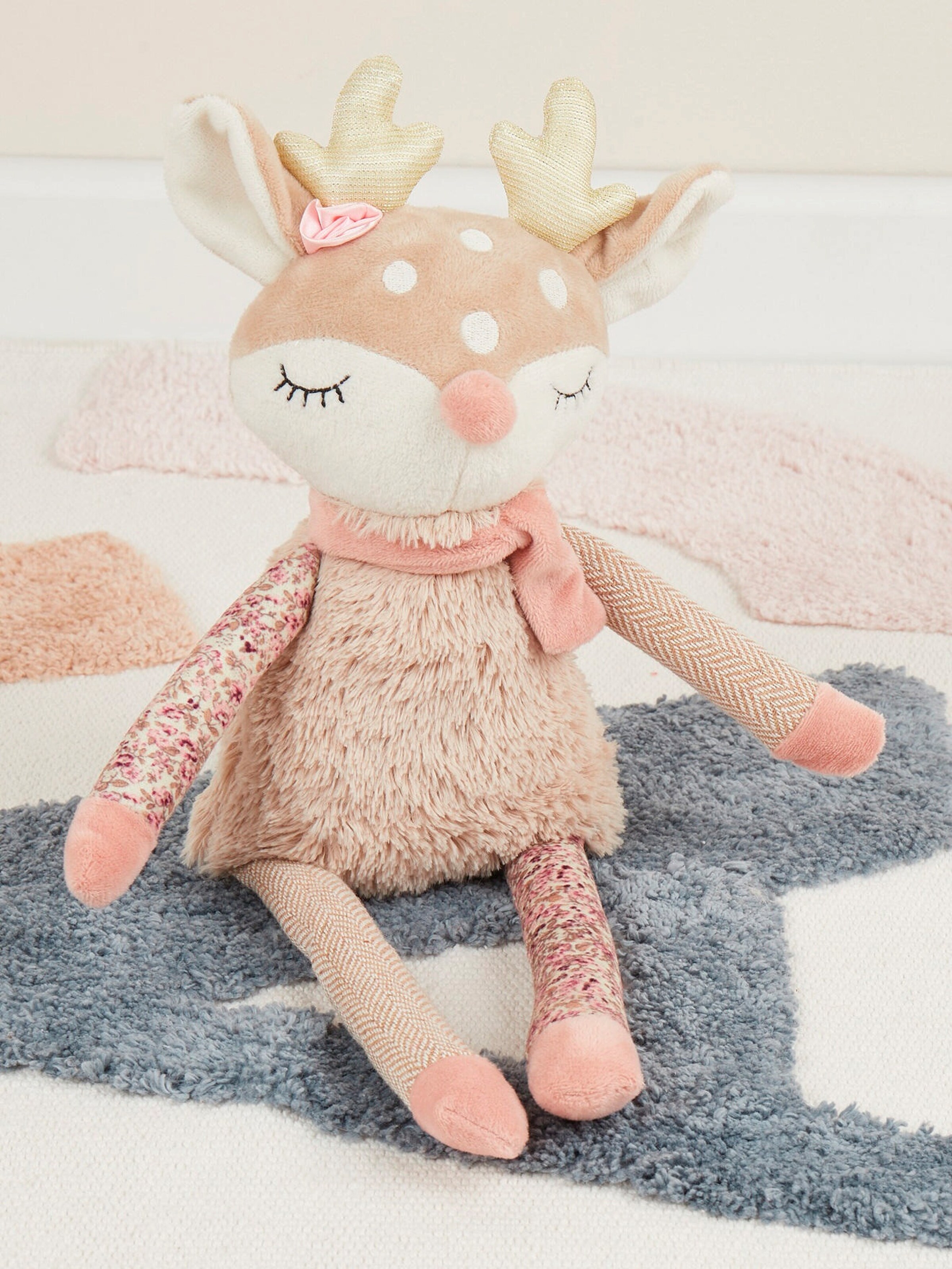 Bieco Kuscheltier Großes Reh - ab Geburt Beige