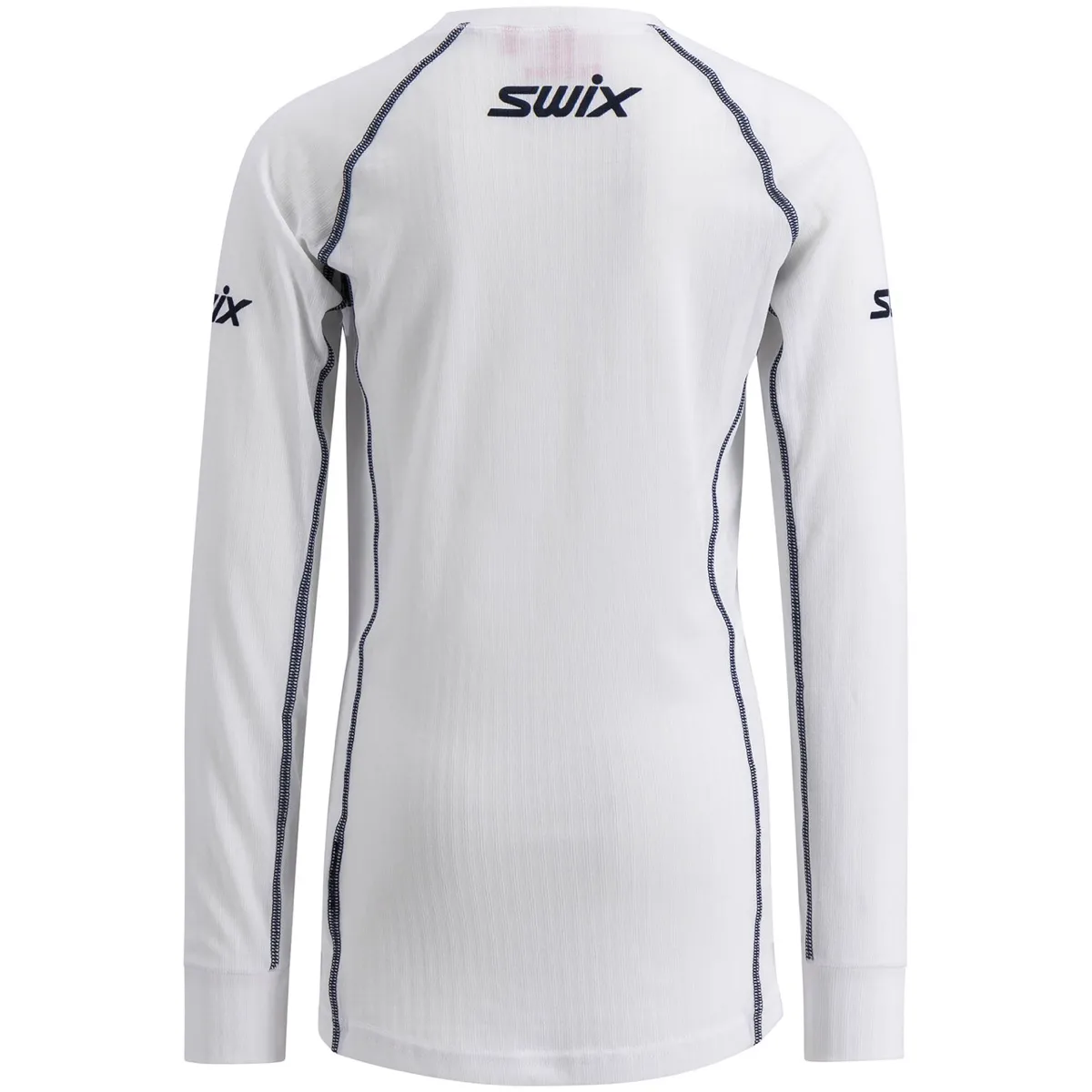 Swix RaceX Classic Long Sleeve Jr Bright White/ Dark Navy