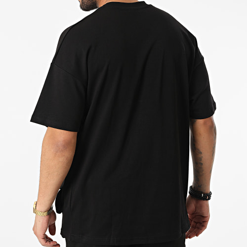 Ensemble Tee Shirt Oversize Short Jogging Y205UST Noir