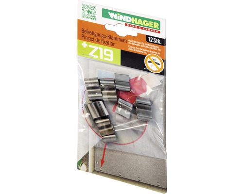 Windhager hor montageclips, 12-pack