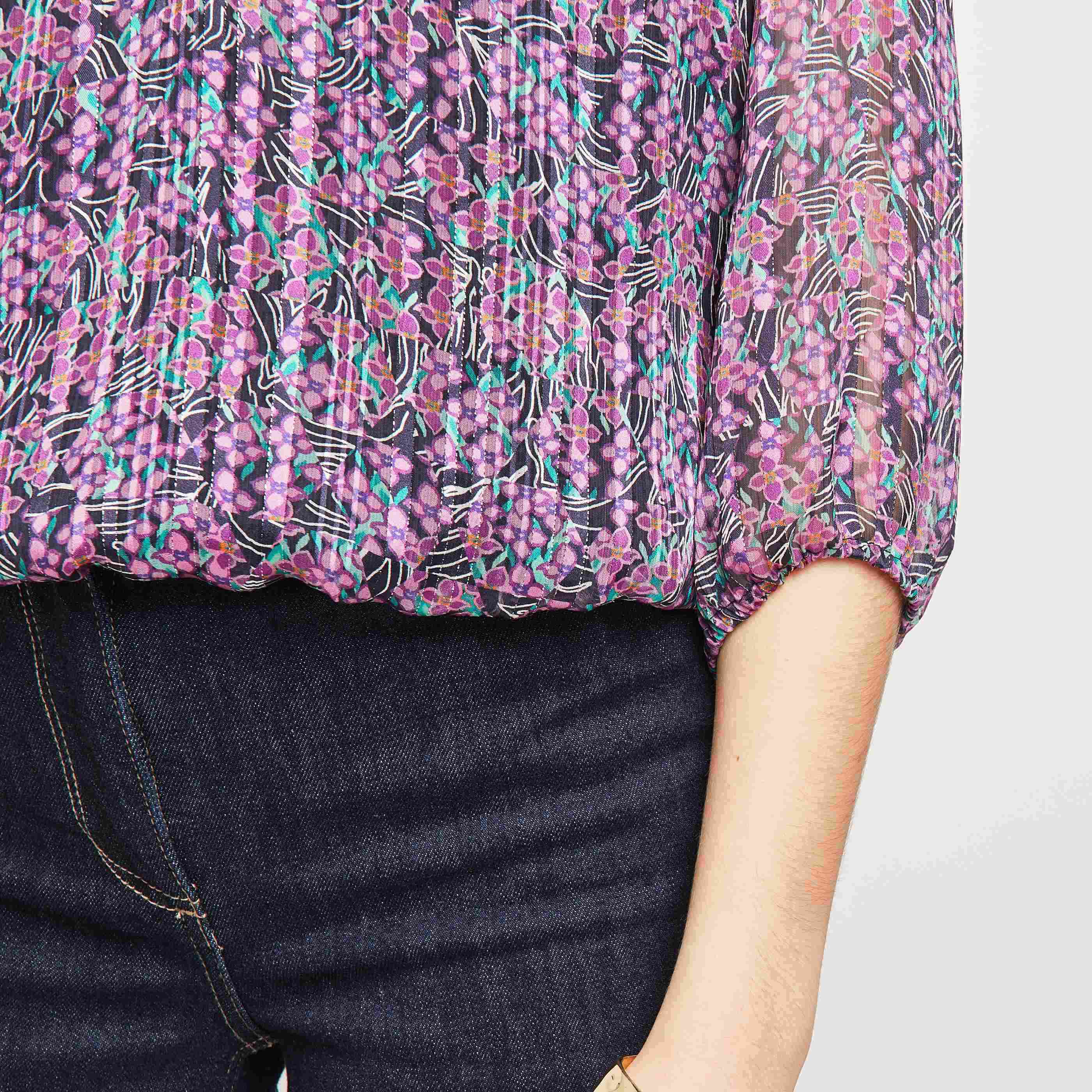 Blouse imprimée femme - VIOLET