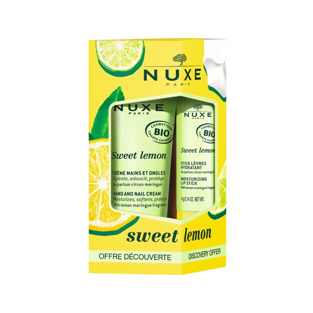 NUXE Coffret Sweet Lemon Mains & Lèvres<br>2 Stück