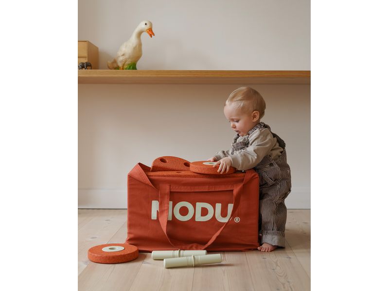 MODU Zubehör Travel Bag Burnt Orange Segeltuchtasche für Ihre gesamte MODU-Sammlung