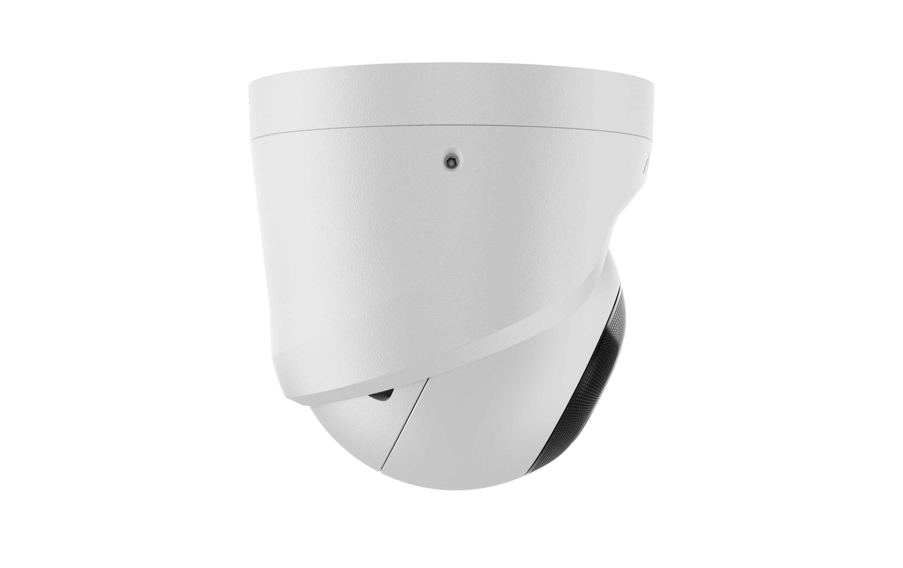 Netzwerkkamera TurretCam (5 Mp/2.8 mm) Weiss<br>Kabelgebundene IP-Überwachungskamera mit KI