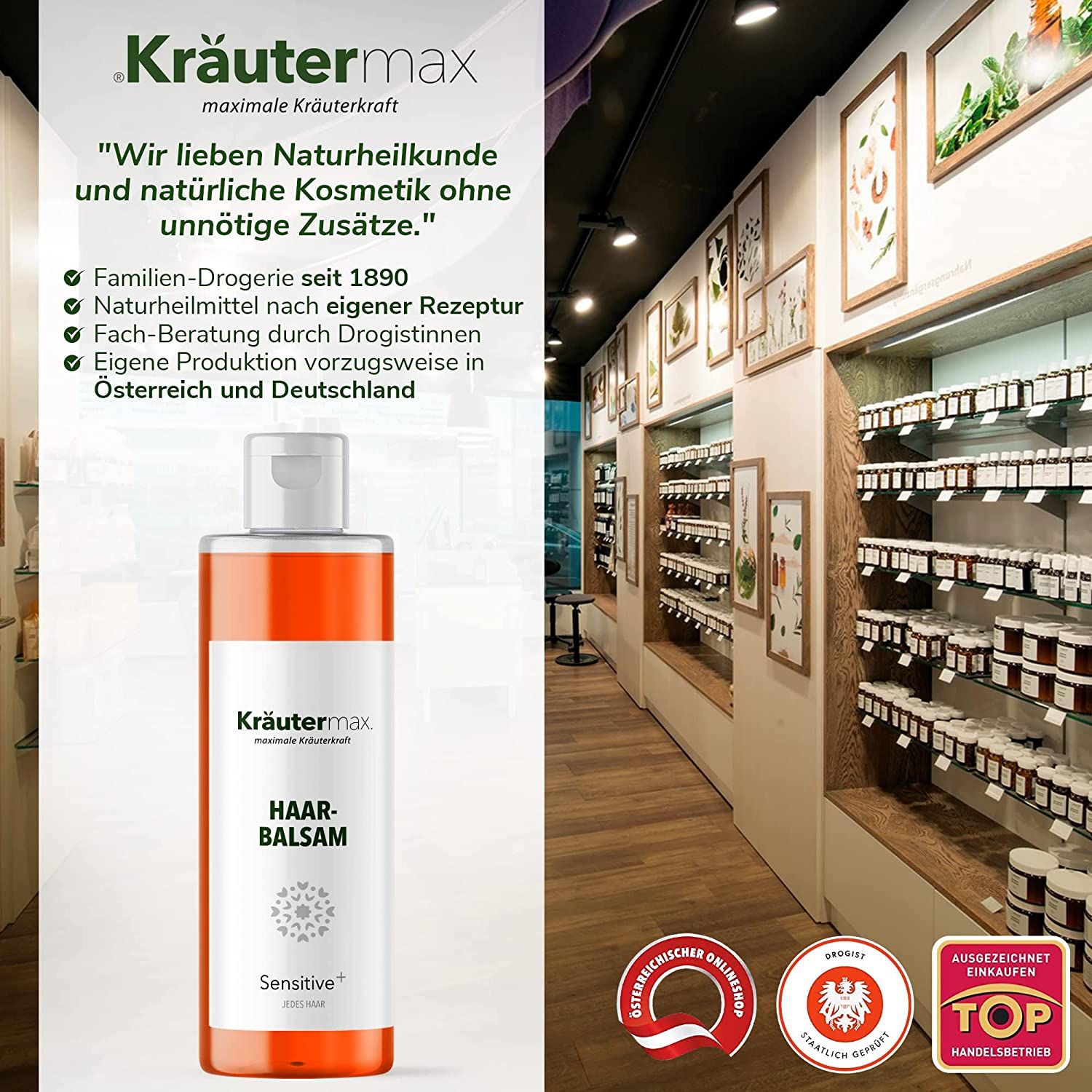 Kräutermax Haarbalsam Sensitive plus