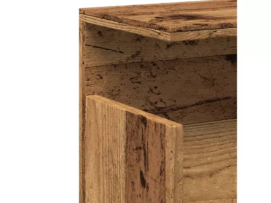Armoire murale 60x20x30 cm vieux bois bois d'ingénierie