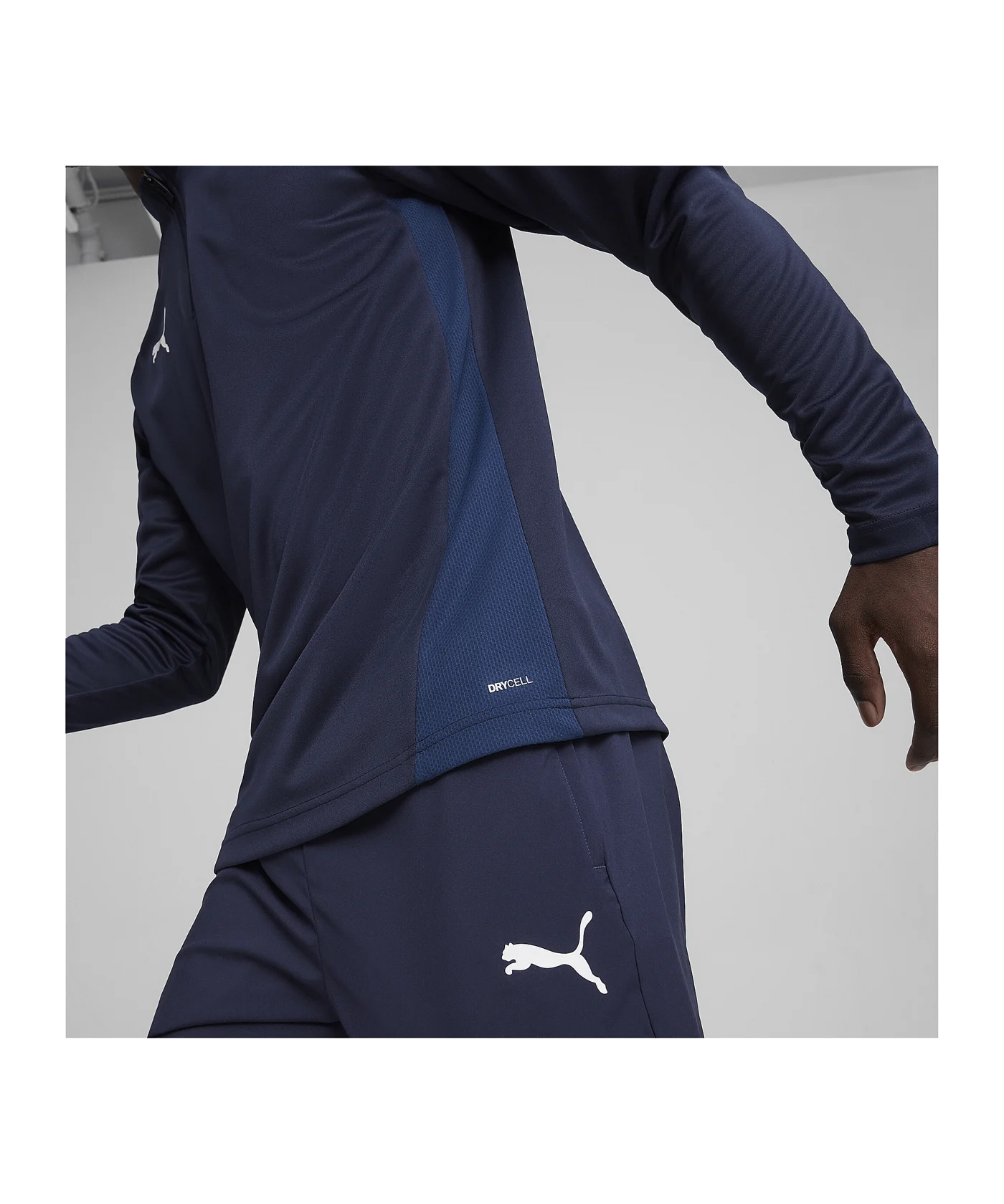 PUMA teamGOAL Training 1/4 Zip Sweatshirt Blau F06
