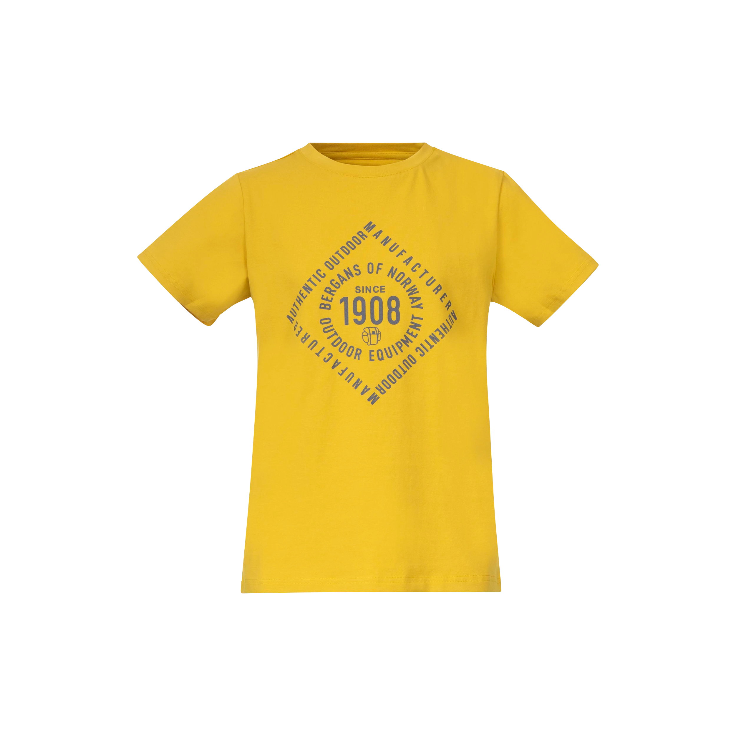 Bergans 1908 Youth Tee Waxed Yellow