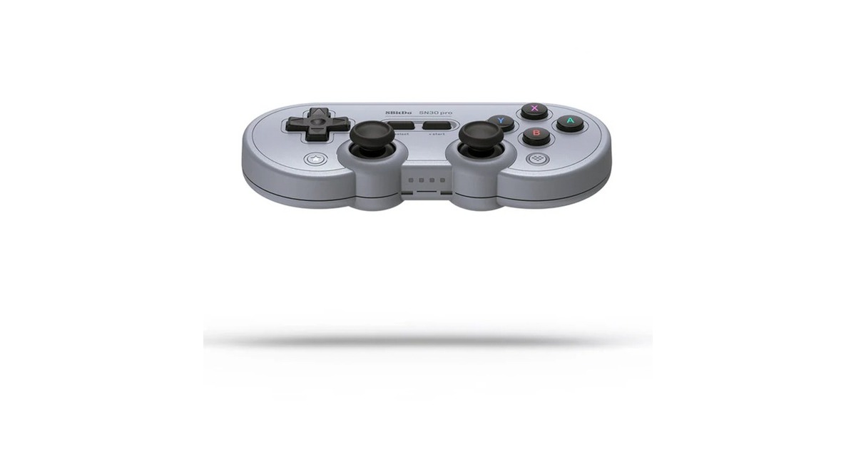 8BitDoSN30 Pro gamepad  (Grijs, Bluetooth, USB, Pc, Nintendo Switch / Switch 2)