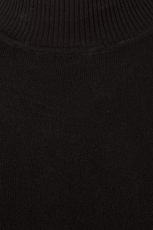 Banned Retro Victoriaanse trui in zwart