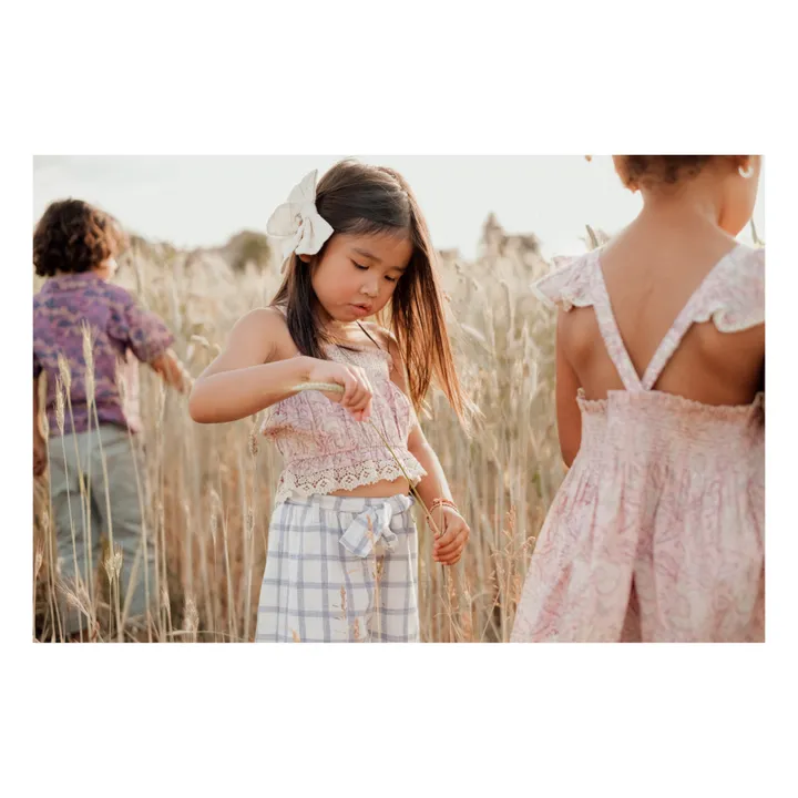 Louise Misha Robe Mystralia Brodée | Rose
