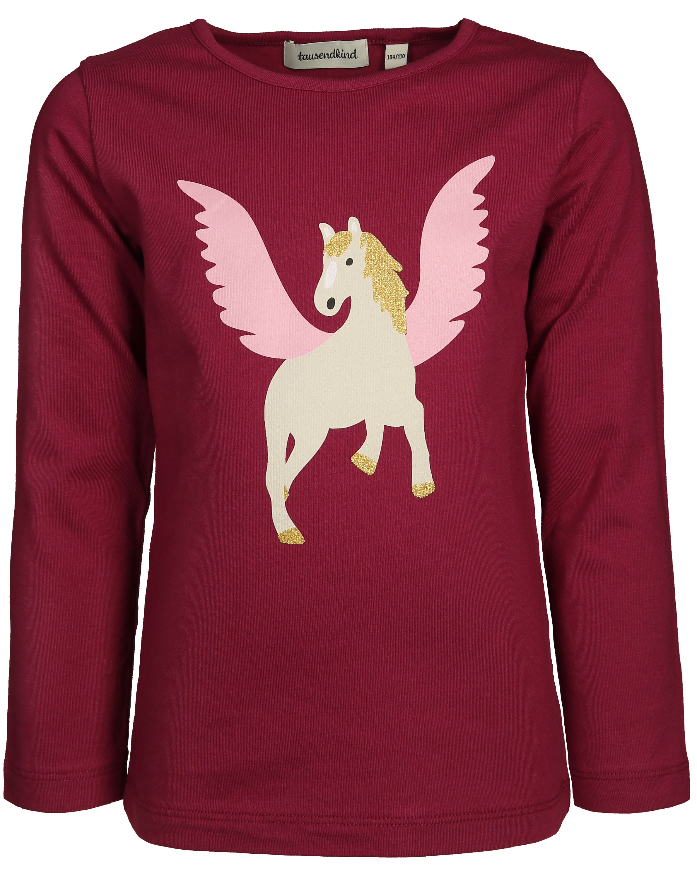 Langarmshirt PEGASUS in dunkelrot