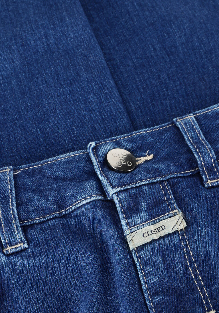 blauwe closed skinny jeans baker