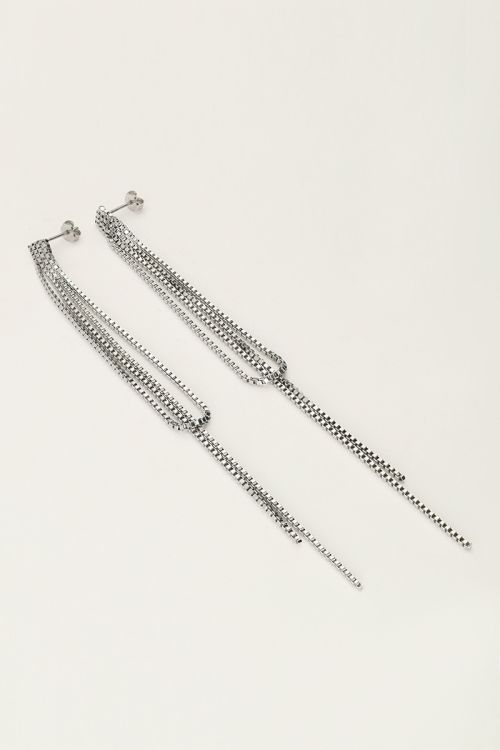 Starry oorhangers met lange koordjes