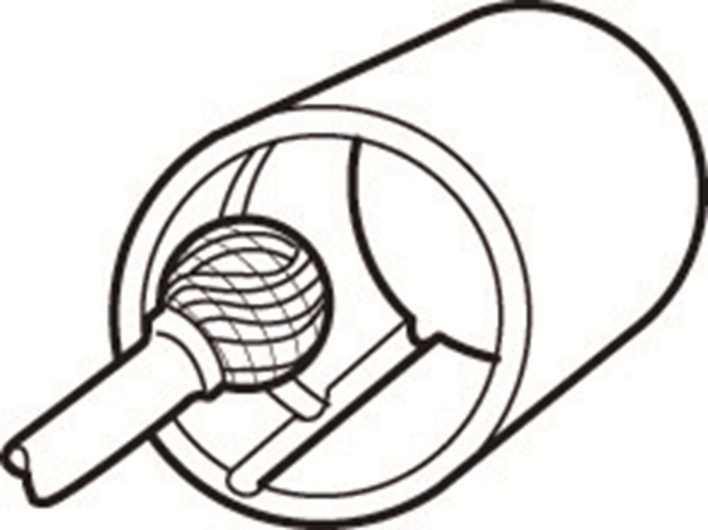 Bahco Stiftfrees 6x6mm HM Middel kogelvorm - D0606M06