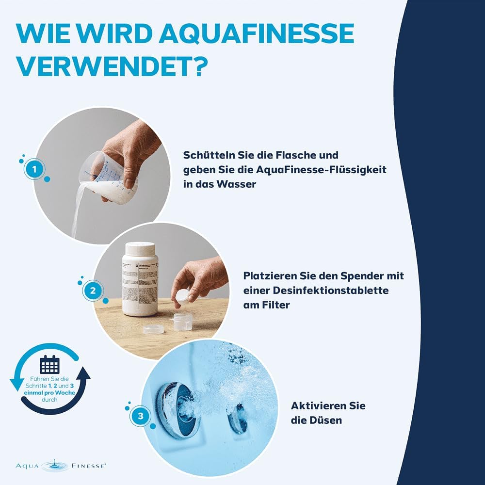 AquaFinesse mit Chlortabletten + Whirlpoolduft Gratis Whirlpool Wasserpflege