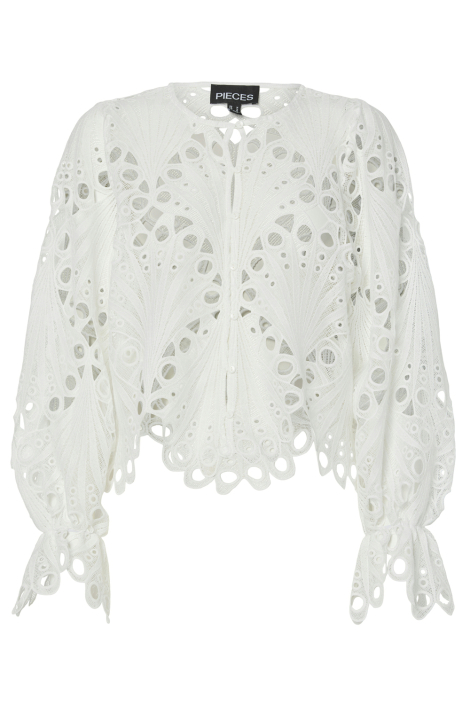 Pieces witte dames blouse