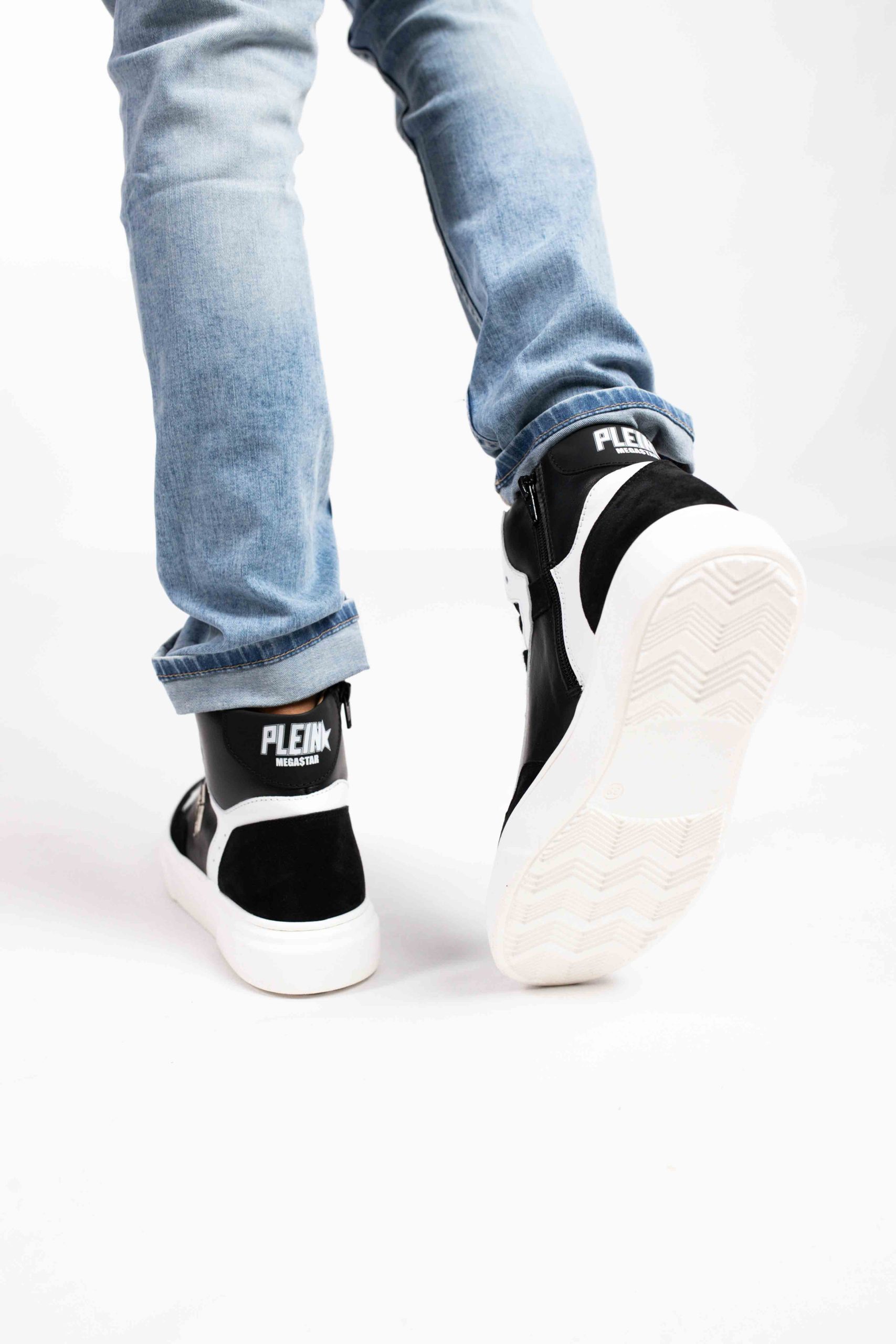 Philipp Plein Sneakers 76450 Dames/Kids Zwart/Wit