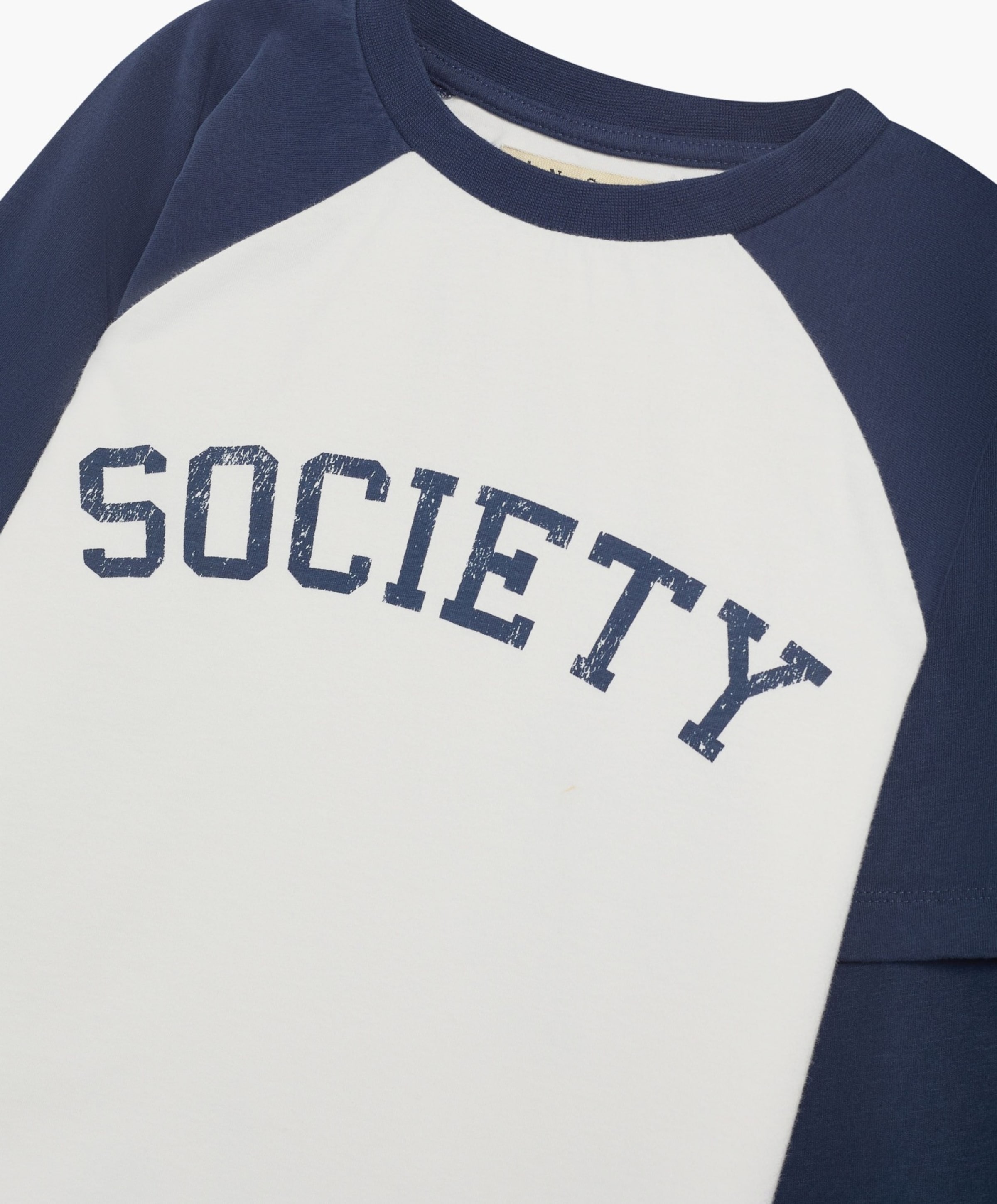 The New Society Jongens longsleeve blauw