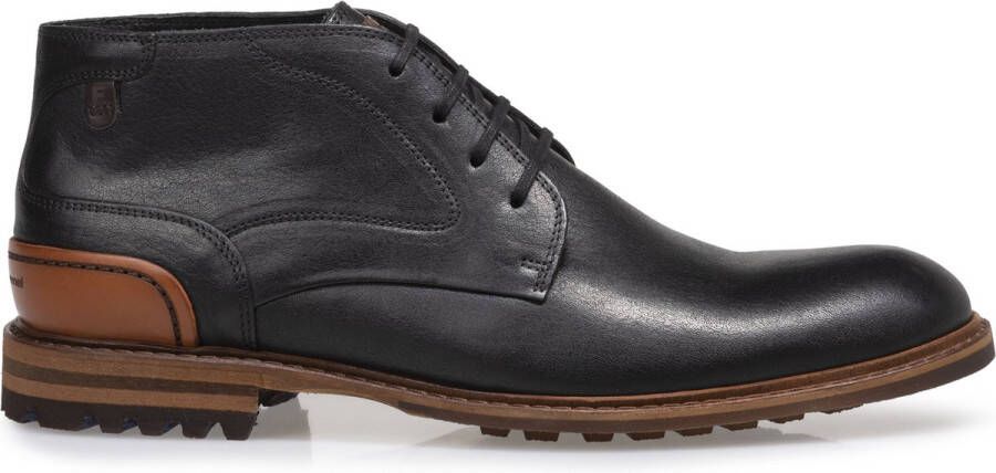 Floris van Bommel CREPI~11.15~~~~~~~~~~~~~~~~~~~ Vrije tijd half-hoogHeren veterschoenHeren sneakers Zwart