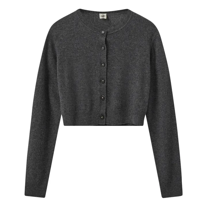 The Garment Cardigan Piemonte Crop Cachemire | Gris anthracite