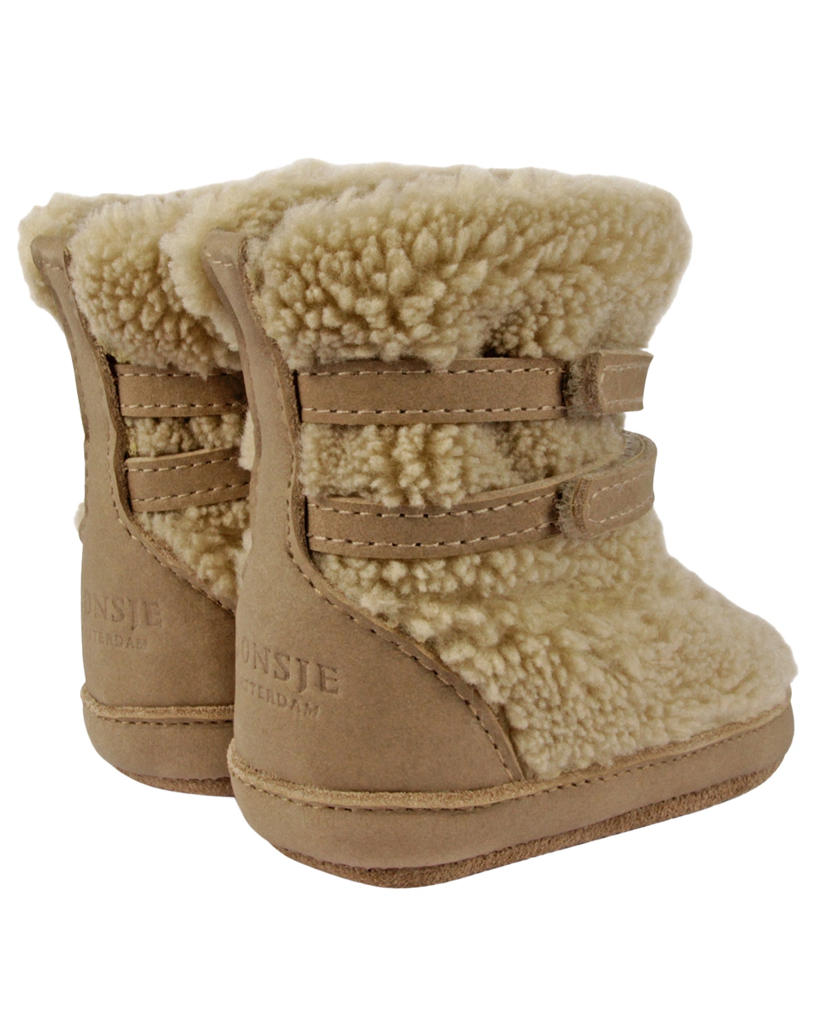 Krabbelschuhe LARISSO gefüttert in beige