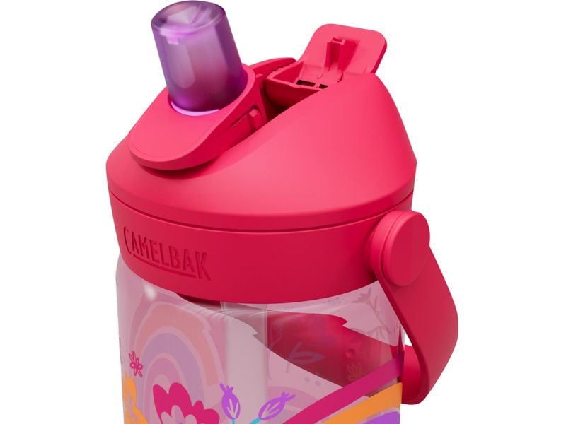 CamelBak Trinkflasche Thrive Flip Straw Kids rainbow floral Flasche aus Tritan für Kinder