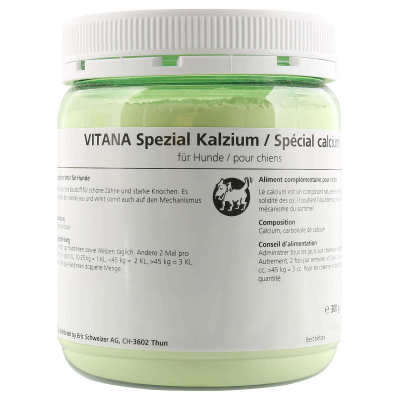 Vitana Nahrungsergänzung Spezial Kalzium für Hunde 300g