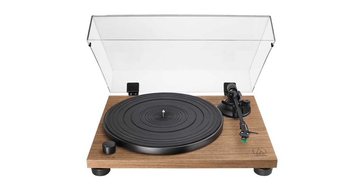 Audio-TechnicaAT-LPW40WN platenspeler  (Zwart/houtkleur)