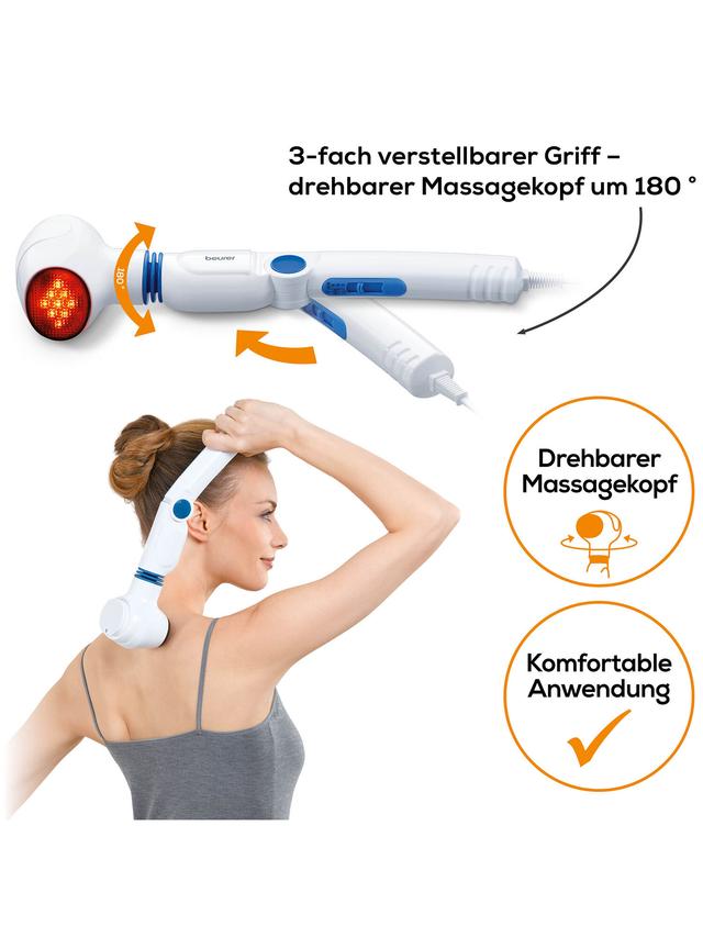 Massagegerät infrarot, Vibration, drehbar