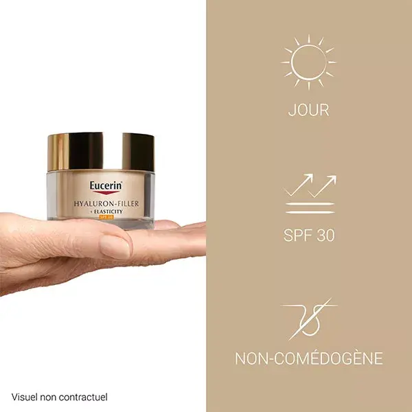 Creme de dia antienvelhecimento Eucerin Hyaluron Filler + Elasticity FPS 30 50ml