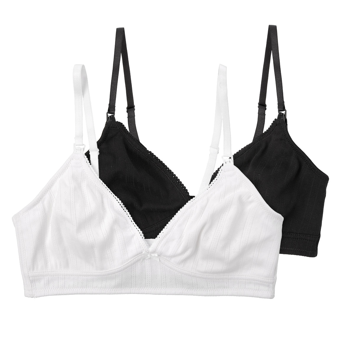 Gina Mama 2 Damen Still Bustiers im Set weiss / schwarz