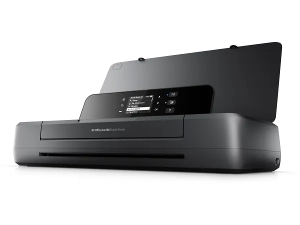 HP Officejet 200 Mobile Printer - Printer - farve - blækprinter - A4/Legal - 1200 x 1200 dpi - op til 20 spm (mono) / op til 19 spm (farve) - kapacitet: 50 ark - USB 2.0, USB vært, Wi-Fi
