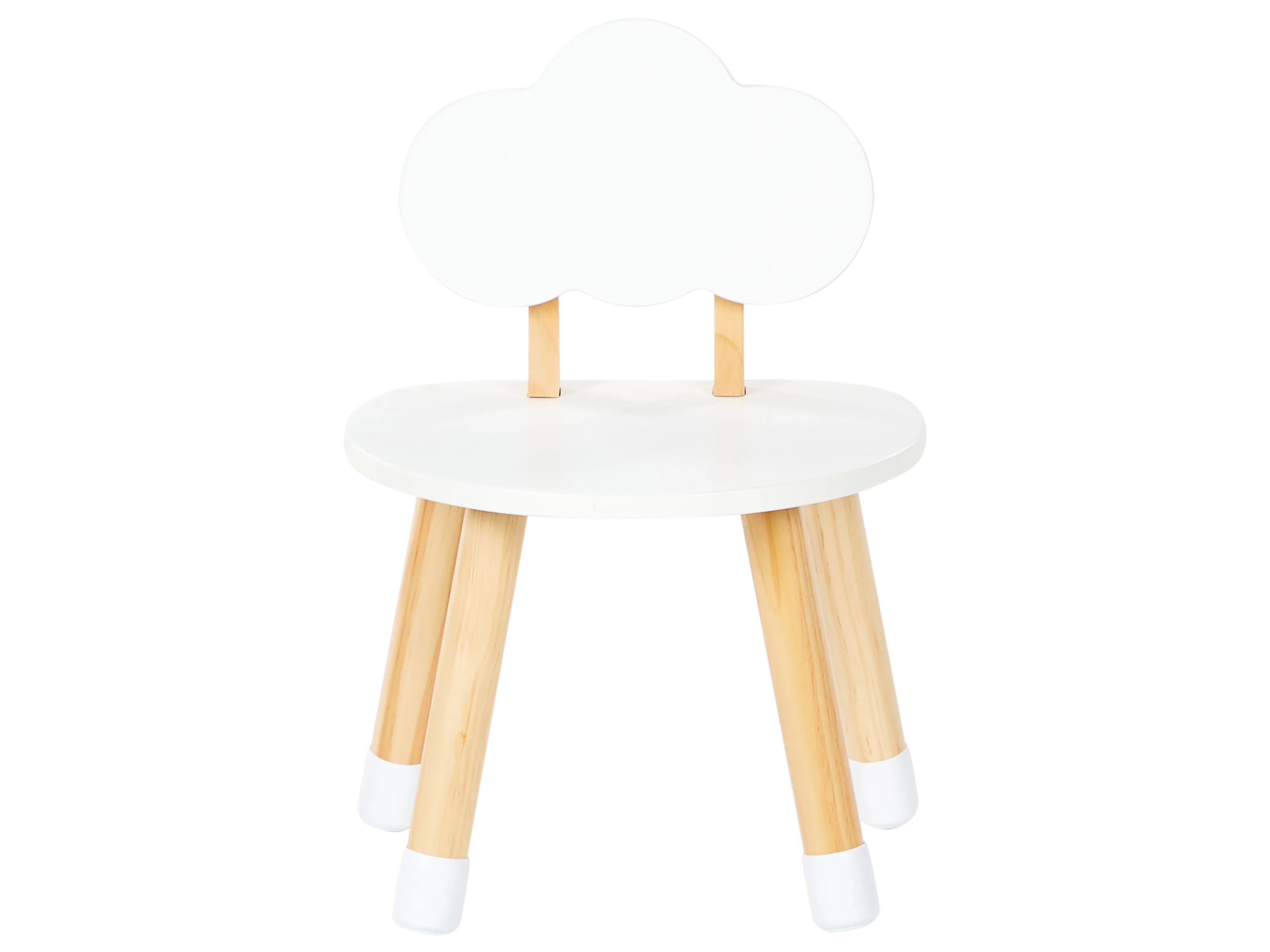 Kindertafel met stoelen ROBIN Wit