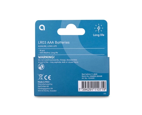 Andersson LR03 AAA Long Life Alkaline 16-pcs