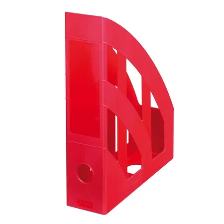 Herlitz 4 Stehsammler Plastik rot