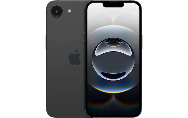 Apple Smartphone »iPhone 16e« Schwarz Induktionsladung