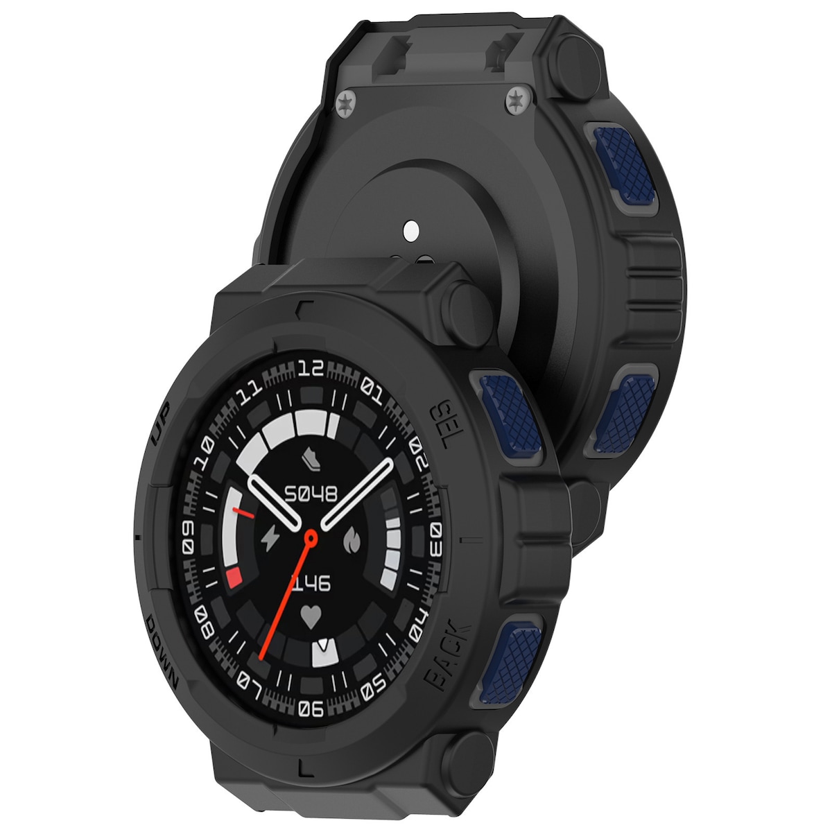Smart klokkeveske for Huami Amazfit Active Edge A2212 Sort
