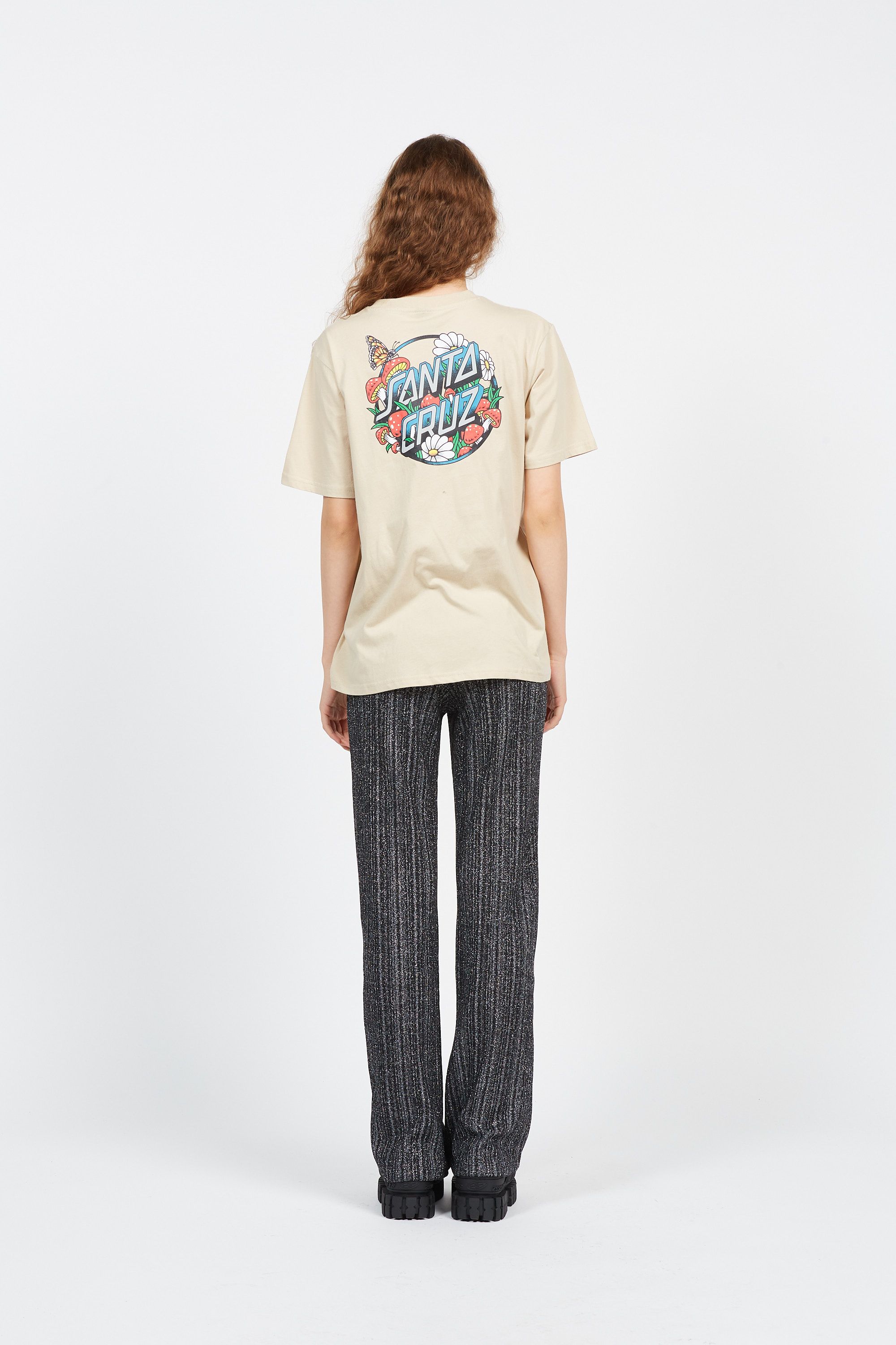 NOISY MAY Pantalon en maille ELZA Argent