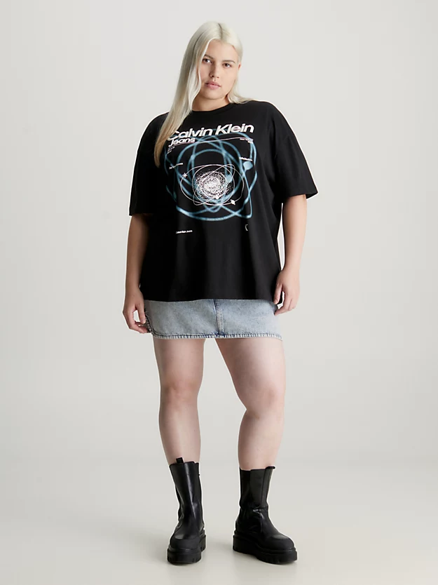 Camiseta estampada plus size