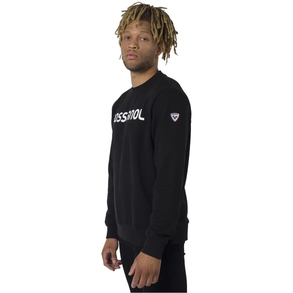 Sweatshirt ROSSIGNOL LOGO SWEAT RN FL BLACK