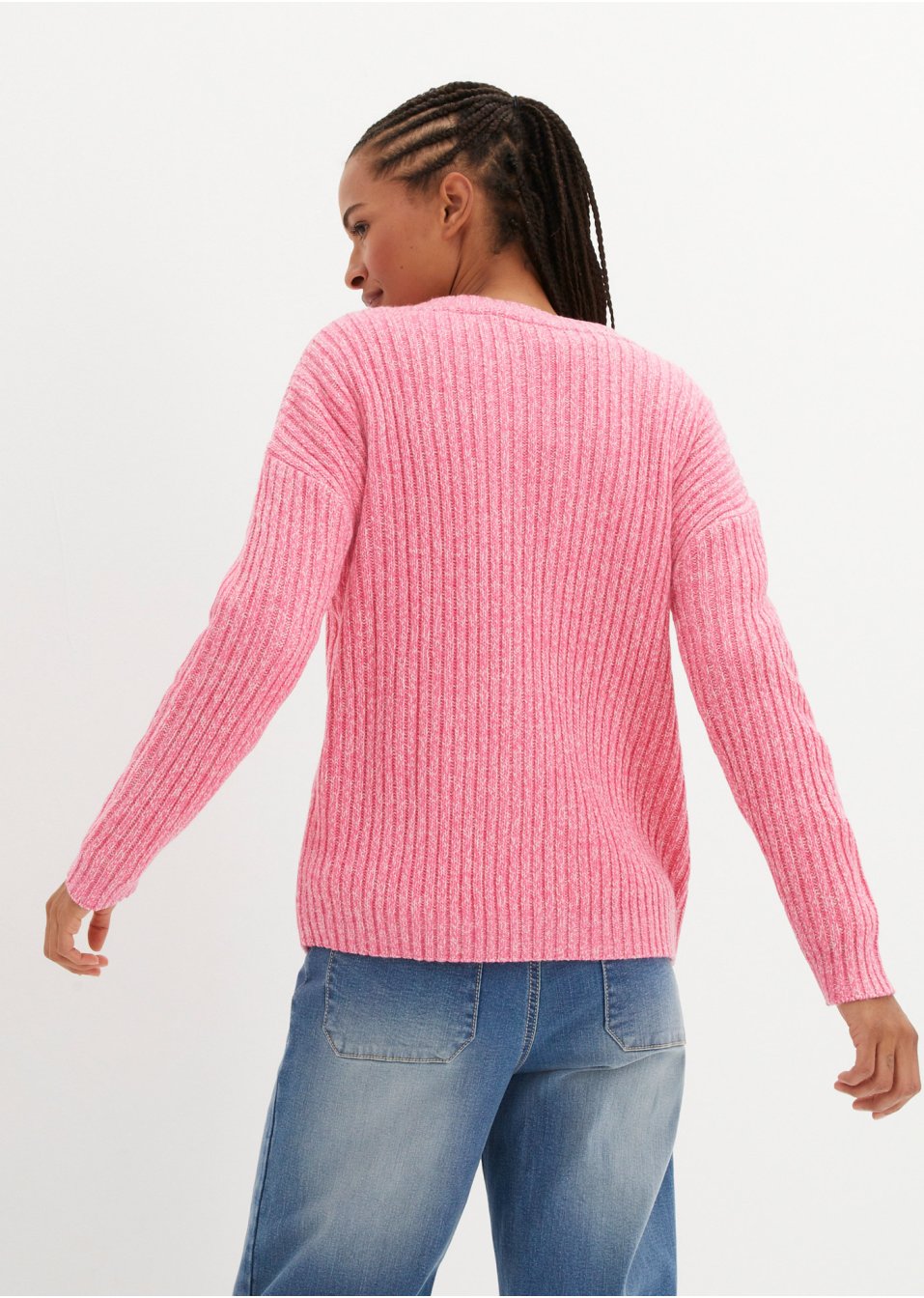 Pull à motif torsadé