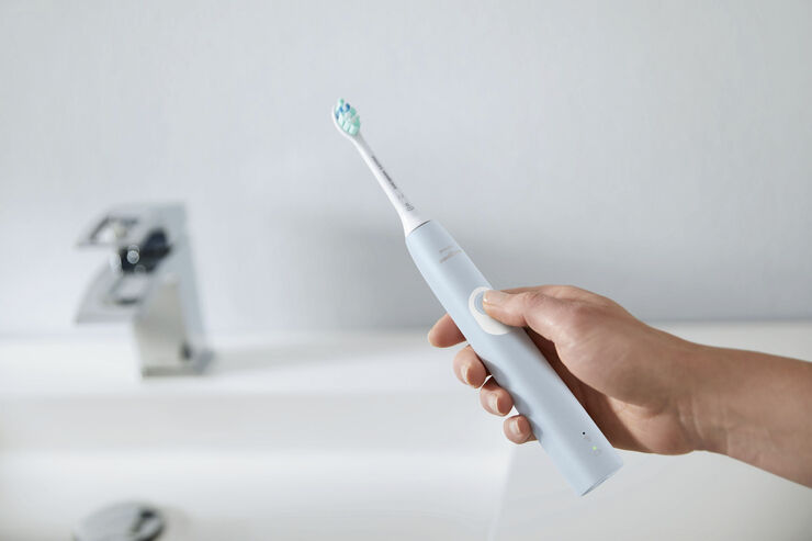 Philips Eltandbørste Sonicare Protective clean, HX6803/04 Lyseblå