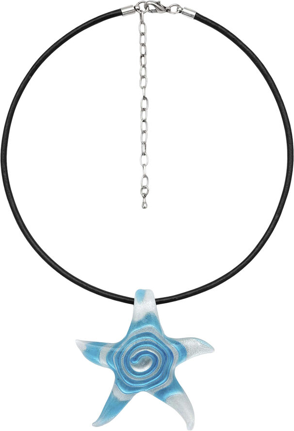 The Good Statement SPIRIT NECKLACE / LIGHT BLUE STAR Light blue