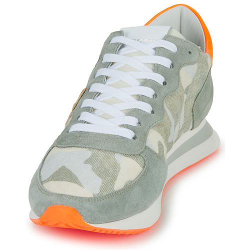 Philippe Model - TRPX LOW MAN Camuflaje / Kaki / Naranja